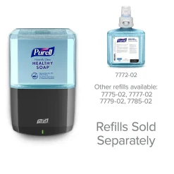 PURELL HEALTHY SOAP ES8 Automatic Wall Mounted Hand Soap Dispenser, Black (7734-01)