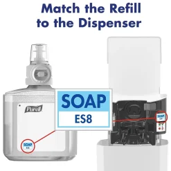 PURELL HEALTHY SOAP ES8 Automatic Wall Mounted Hand Soap Dispenser, White (7730-01)