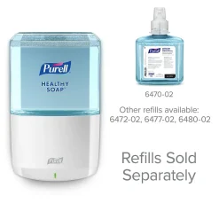 PURELL HEALTHY SOAP ES6 Automatic Wall Mounted Hand Soap Dispenser, White (6430-01)