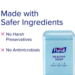 PURELL HEALTHY SOAP Foaming Hand Soap Refill for ES10 Dispenser, Light Fragrance Scent, 1200 ml, 2/Carton (8371-02)