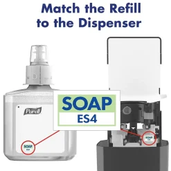 PURELL HEALTHY SOAP Foaming Hand Soap Refill for ES4 Dispenser, 1200 ml, 2/Carton (5072-02)