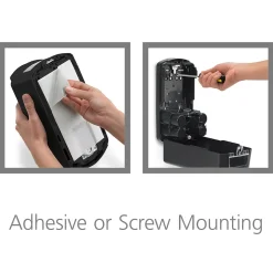 PURELL LTX 12 Automatic Wall Mounted Hand Sanitizer Dispenser, Chrome/Black (1928-04)