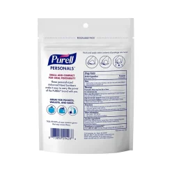PURELL Personals 70 % Alcohol Gel Hand Sanitizer Packet, 0.04 fl. oz., 18/Pack (9630-15-18CT)