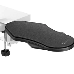 Purely E5720 Ergonomic Arm/Elbow Support Rest for Desk, Computer Desk Arm Extender, Black (PARE5720)