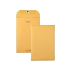 Quality Park Clasp & Moistenable Glue Kraft Catalog Envelopes, 6
