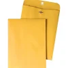 Quality Park Clasp Kraft Catalog Envelope, 9 1/2" x 12 1/2", Brown, 100/Box (37893)