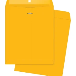 Quality Park Clasp Kraft Catalog Envelope, 12" x 10", Kraft, 100/Box (37895)