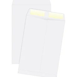 Quality Park Gummed Catalog Envelope, 6" x 9", Woven White, 500/Box (40788)