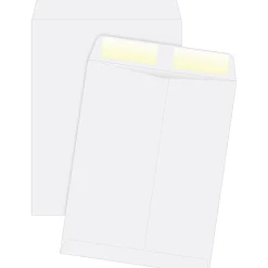 Quality Park Gummed Catalog Envelope, 10" x 13", Woven White, 250/Box (41688)