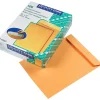 Quality Park Gummed Open-End Catalog Envelopes, 10" x 13", Brown, 100/Bx (QUA41667)