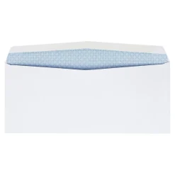 Quality Park Gummed Security Tinted #9 Double Window Envelopes, 3 7/8