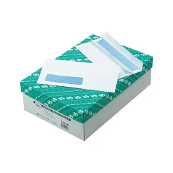 Quality Park Redi-Seal Security Tinted #10 Window Envelope, 4 1/8" x 9 1/2", White Wove, 500/Box (21418)