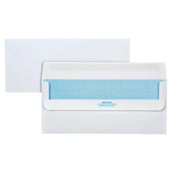 Quality Park Redi-Seal Security Tinted Business Envelopes, 4 1/8" x 9 1/2", White, 500/Box (QUA11218)