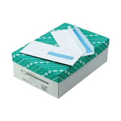 Quality Park Redi-Seal Security Tinted Window Envelope, 4 1/2" x 9 1/2", Woven White, 500/Box (21438)