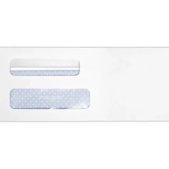 Quality Park Redi-Seal Self Seal Security Tinted #8 Double Window Envelope, 3 5/8" x 8 5/8", White Wove, 1000/Pack (24539-1000)