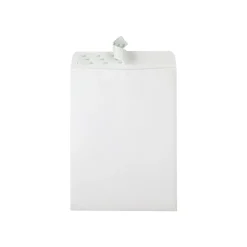 Quality Park Redi-Strip Catalog Envelopes, 9" x 12", White Wove, 100/Box (QUA44582)
