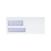 Quality Park Reveal-N-Seal Security Tinted #9 Double Window Envelopes, 3 7/8" x 8 7/8", White Wove, 500/Box (QUA67529)