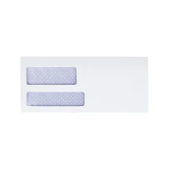 Quality Park Reveal-N-Seal Security Tinted #9 Double Window Envelopes, 3 7/8" x 8 7/8", White Wove, 500/Box (QUA67529)