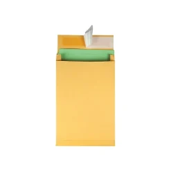 Quality Park Self Seal Kraft Catalog Envelopes, 9"L x 12"H, Kraft, 25/Box (QUA93334)