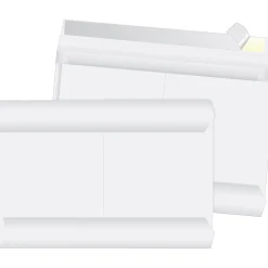 Quality Park Tyvek Open End Flap-Stik Expansion Self Seal Catalog Envelope, 10" x 15" x 2", White, 100/Box (R4630)