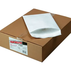 Quality Park Tyvek® Self-Seal Air Bubble Mailers, Side Seam, #3, White, 9"W x 12"L, 25/Bx