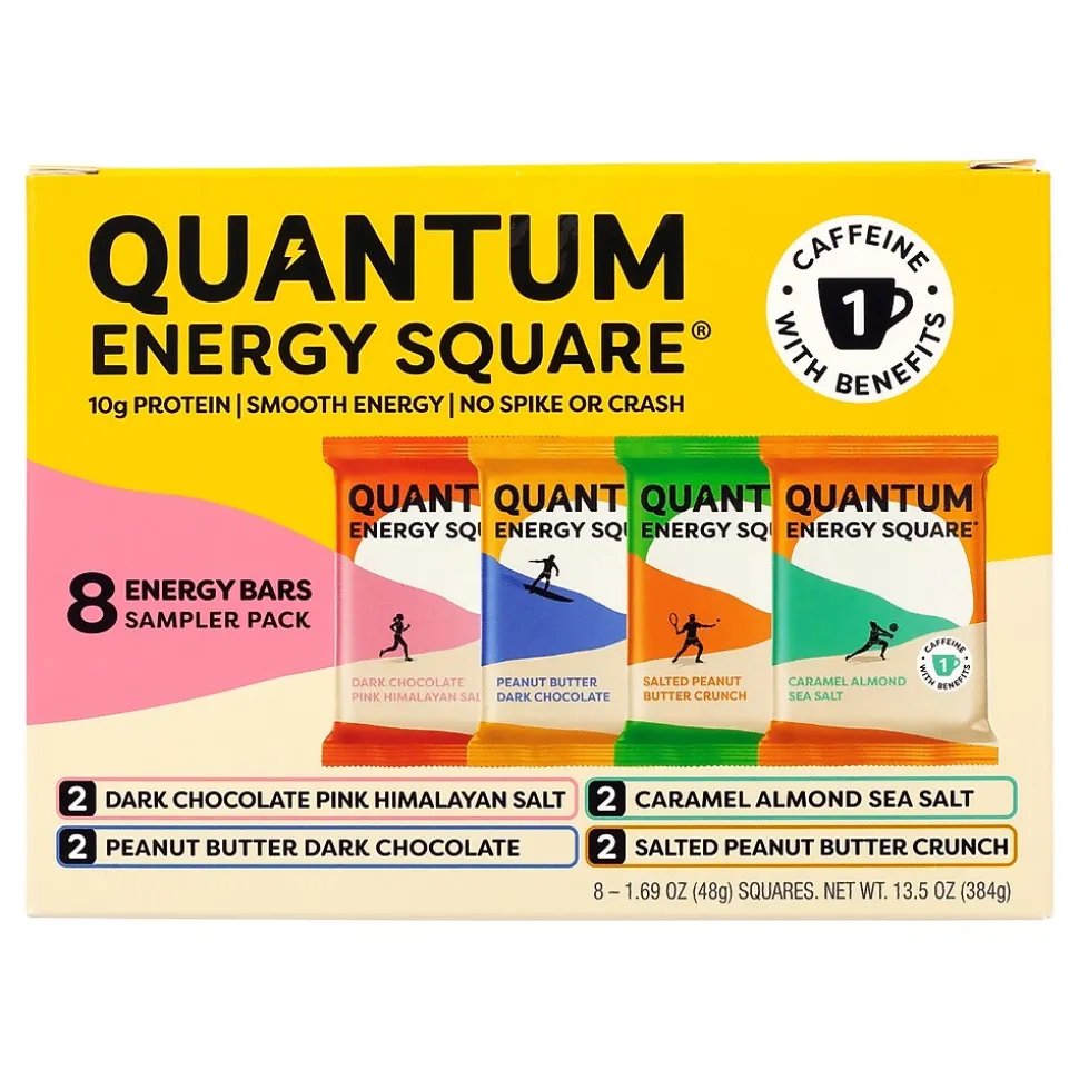 Quantum Energy Squares Variety Pack, 8/Pack (381-00007)