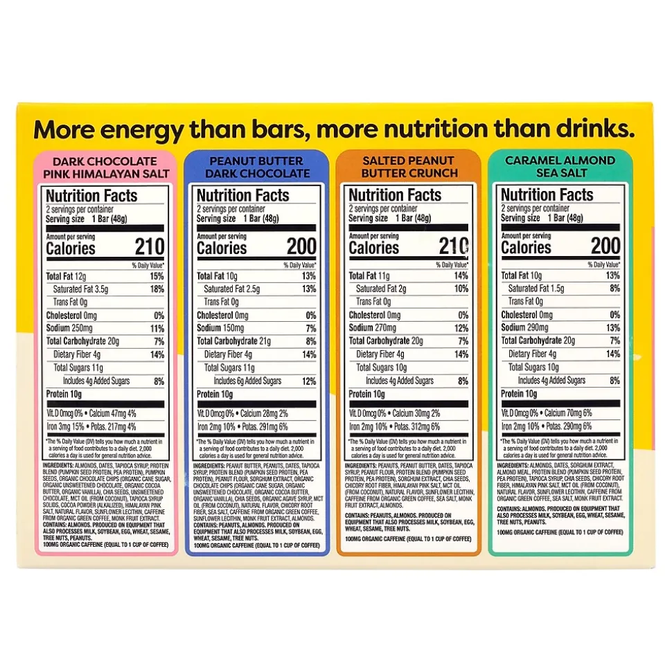 Quantum Energy Squares Variety Pack, 8/Pack (381-00007)
