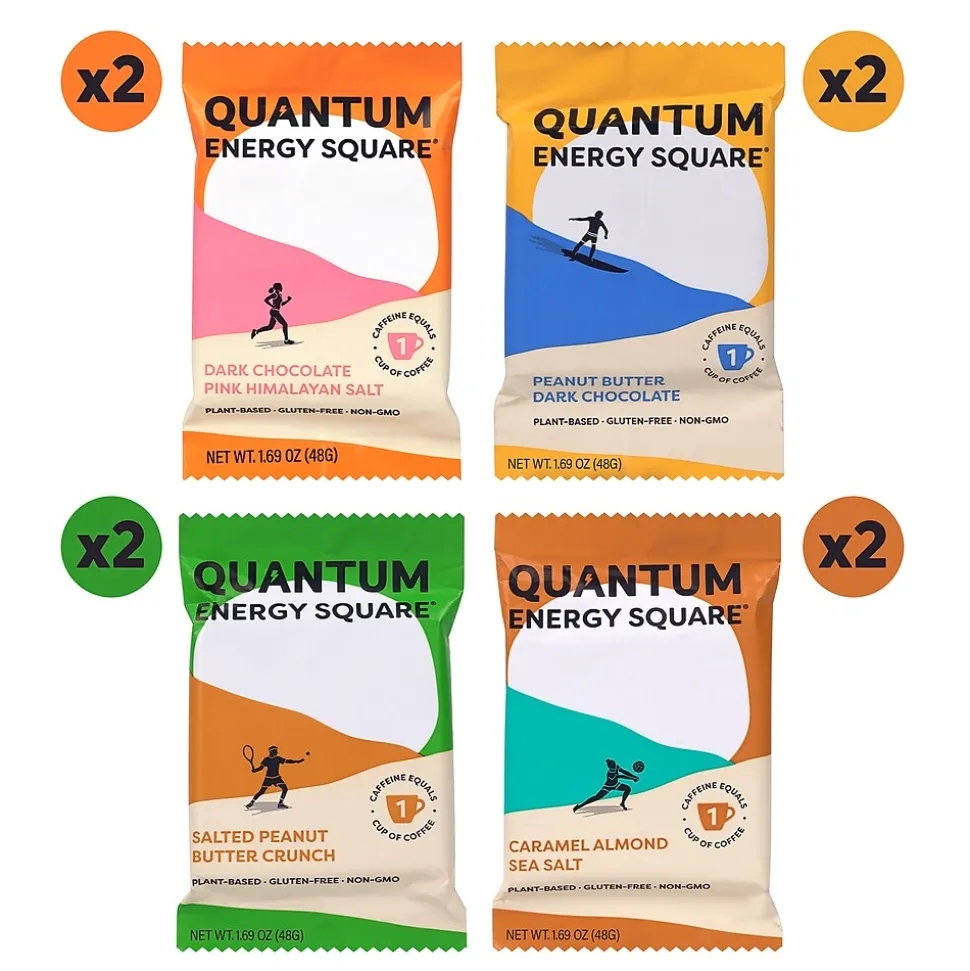 Quantum Energy Squares Variety Pack, 8/Pack (381-00007)