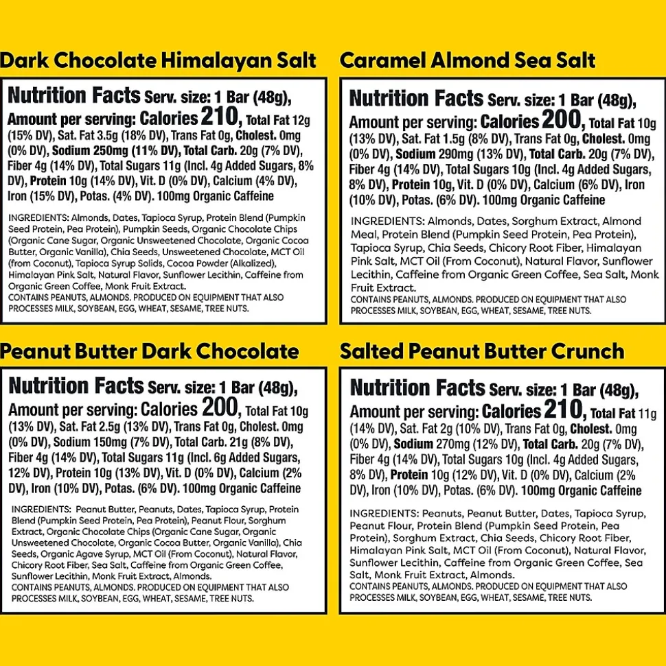 Quantum Energy Squares Variety Pack, 8/Pack (381-00007)