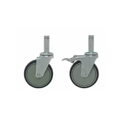 Quantum Storage 5" x 1-1/4" Swivel Stem Casters, Set of 4 (WR-00H)