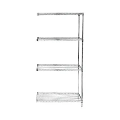 Quantum Storage Systems 4 Shelf Wire Extra Shelves, 18"W, Chrome (AD74-1872C)