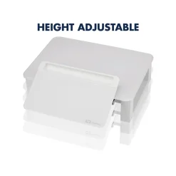 Quartet Adjustable Riser with Dry-Erase Board, White (Q090GMRW01)