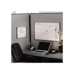 Quartet Arc Cubicle Painted Steel Dry-Erase Whiteboard, Aluminum Frame, 1' x 1' (ARC1411)