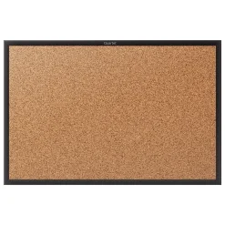 Quartet Classic Cork Bulletin Board, Black Frame, 2'W x 1.5'H (2301B)