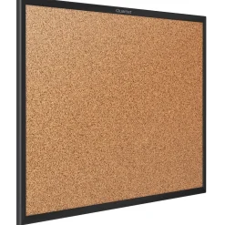 Quartet Classic Cork Bulletin Board, Black Frame, 2'W x 1.5'H (2301B)