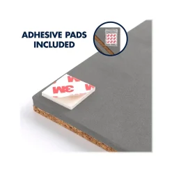 Quartet Cork and EVA Foam Tiles, 0.5' x 0.5', 2/Pack (Q190606F00-STPR)