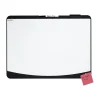 Quartet Designer Tack & Write Melamine Dry-Erase Whiteboard, Plastic Frame, 2' x 1.5' (06355BK)