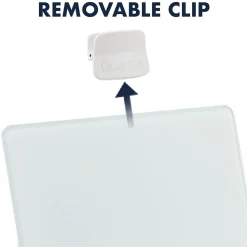 Quartet Glass Dry-Erase Desktop Easel, White Surface, Frameless, 9