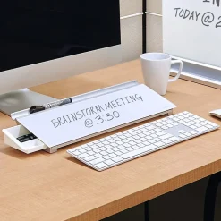 Quartet Glass Dry-Erase Whiteboard, 0.5' x 1.5' (GDP186)