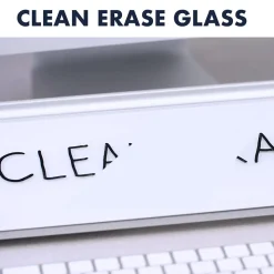 Quartet Glass Dry-Erase Whiteboard, 0.5' x 1.5' (GDP186)