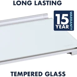 Quartet Glass Dry-Erase Whiteboard, 0.5' x 1.5' (GDP186)