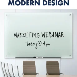 Quartet Infinity Glass Dry-Erase Whiteboard, 6' x 4' (G7248F)