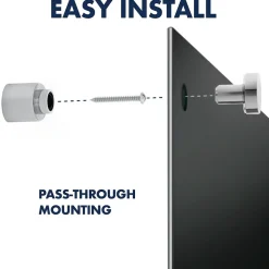 Quartet Infinity Magnetic Glass Dry-Erase Whiteboard, Black, 3' x 2' (G3624B)