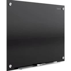 Quartet Infinity Magnetic Glass Dry-Erase Whiteboard, Black, 8' x 4' (G9648B)