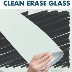 Quartet Infinity Magnetic Glass Cubicle Dry-Erase Whiteboard, 2.5' x 2' (PDEC1830)