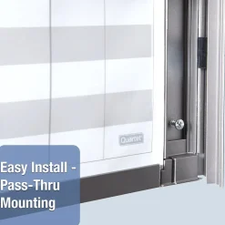 Quartet InView Total Erase Dry-Erase Whiteboard, Steel Frame, 3' x 2' (72982)