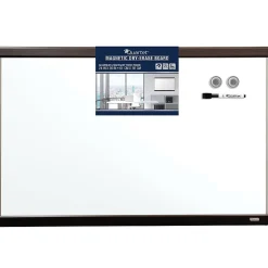 Quartet Magnetic Dry-Erase Whiteboard, Mahogany Finish and Aluminum Frame, 2' x 3'