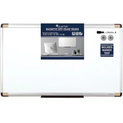 Quartet® Magnetic Dry-Erase Whiteboard, Aluminum Frame, 2 1/2'W x 1 1/2'H (48101)