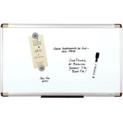 Quartet® Magnetic Dry-Erase Whiteboard, Aluminum Frame, 2 1/2'W x 1 1/2'H (48101)