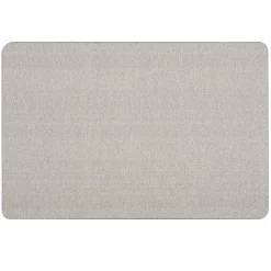 Quartet Oval Office Fabric Bulletin Board, Frameless, 3'H x 4'W (7684G)